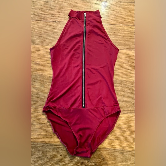 Red Rue21 Bodysuit - Picture 1 of 3